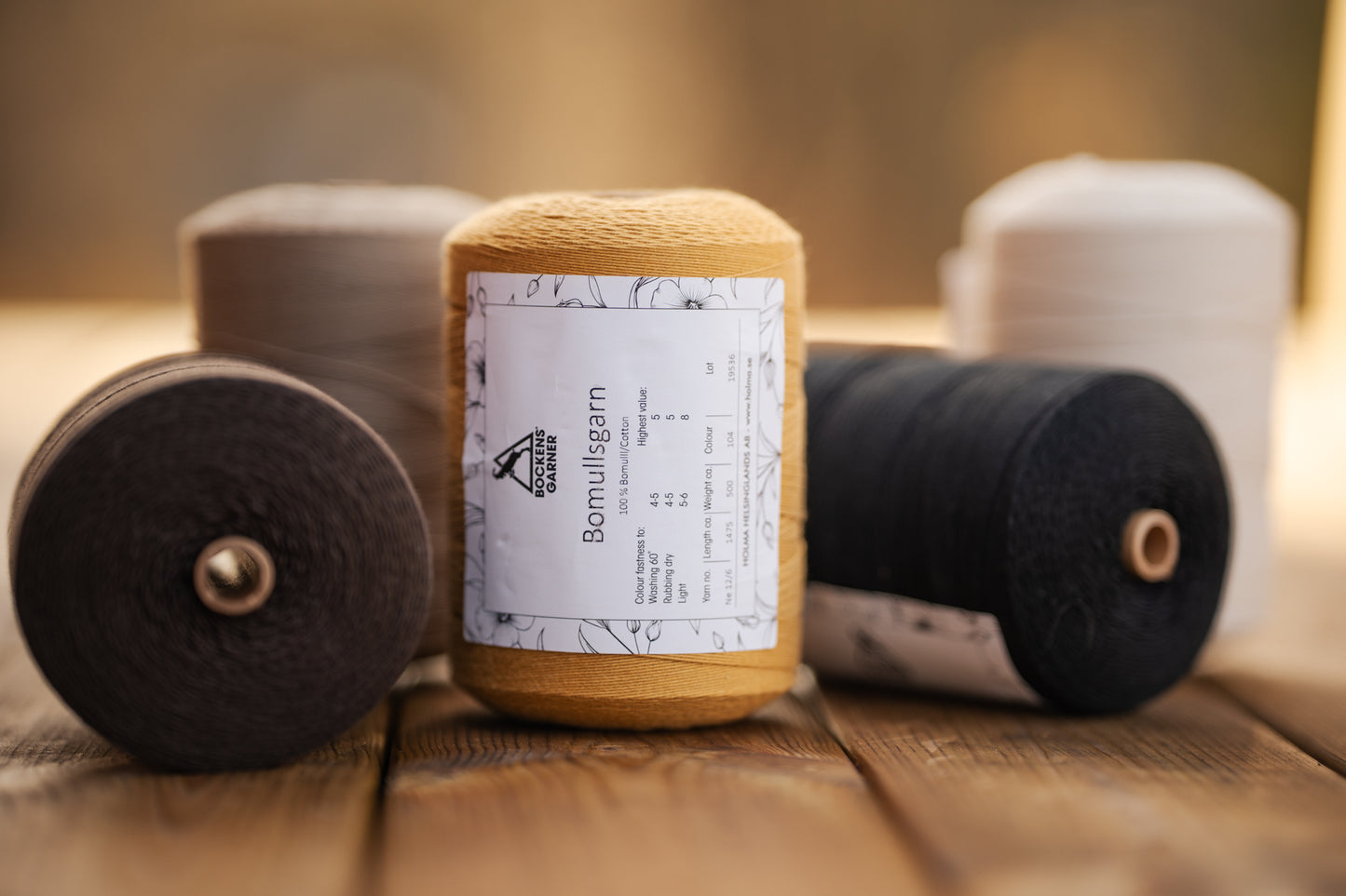 Paralelltvinnad Bomull Ne 12/6