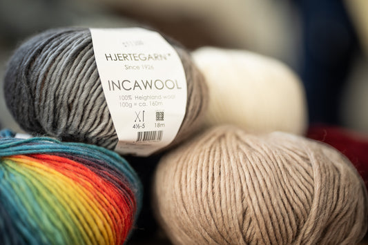 Incawool- Hjertegarn