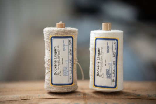 Bockens Lingarn - Oblekt och blekt i olika tjocklekar (finns även 8/2 F. 522)